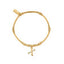 Chlobo 18ct Gold Plated Initial Bracelet