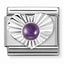 Nomination Amethyst Heart Composable Link