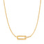 Ania Haie Gold Glam Interlocking Necklace