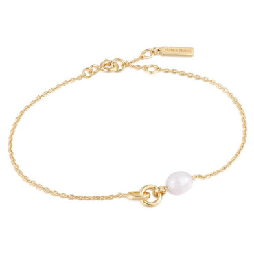 Ania Haie Gold Pearl Bracelet