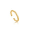 Ania Haie Gold Smooth Twist Adjustable Ring