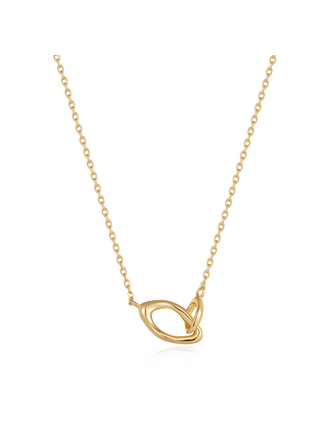 Ania Haie Gold Wave Link Necklet