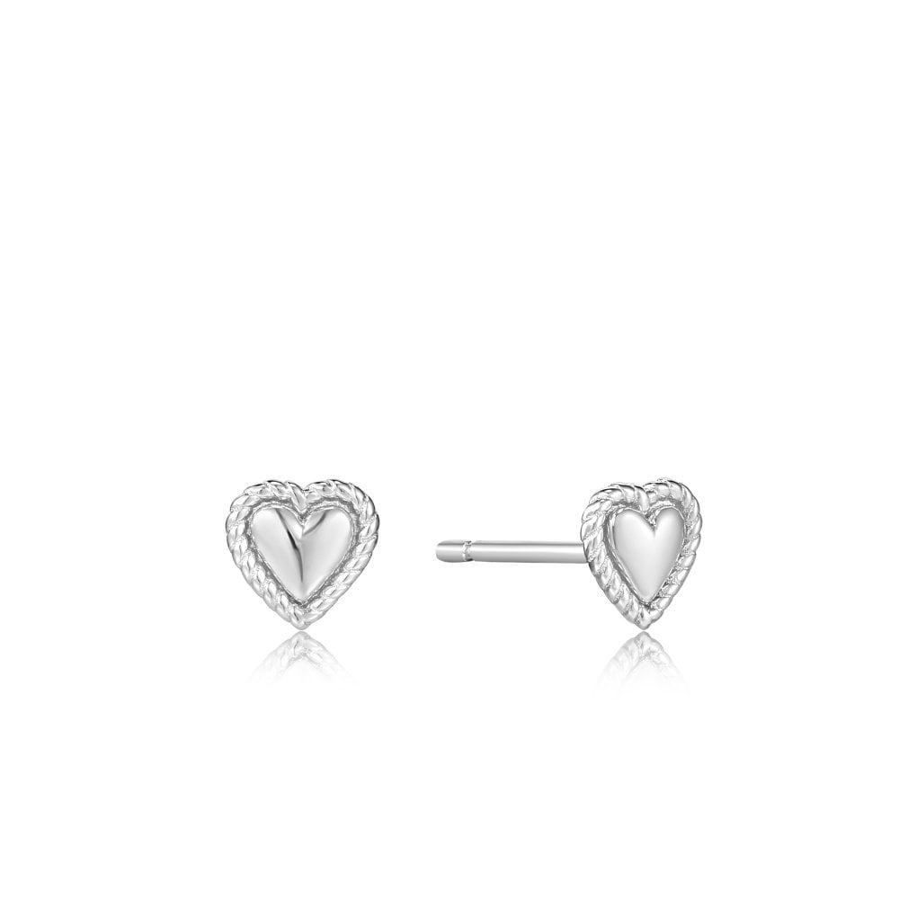 Ania Haie Rope Heart Earrings