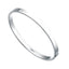 Silver Square Cut Hinged Bangle