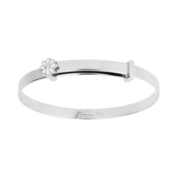 D For Diamond Daisy Bangle