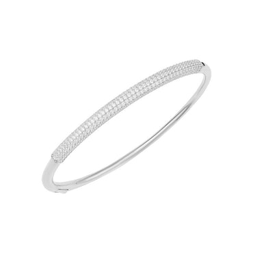 Fiorelli CZ Round Hinged Bangle