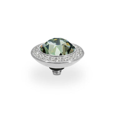 QUDO Black Crystal Silver Topper