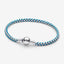 Pandora Blue Cord Snake Bracelet