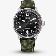 Citizen Weekender Eco-Drive Green Watch