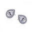 Carat London Teardrop Stud Earrings