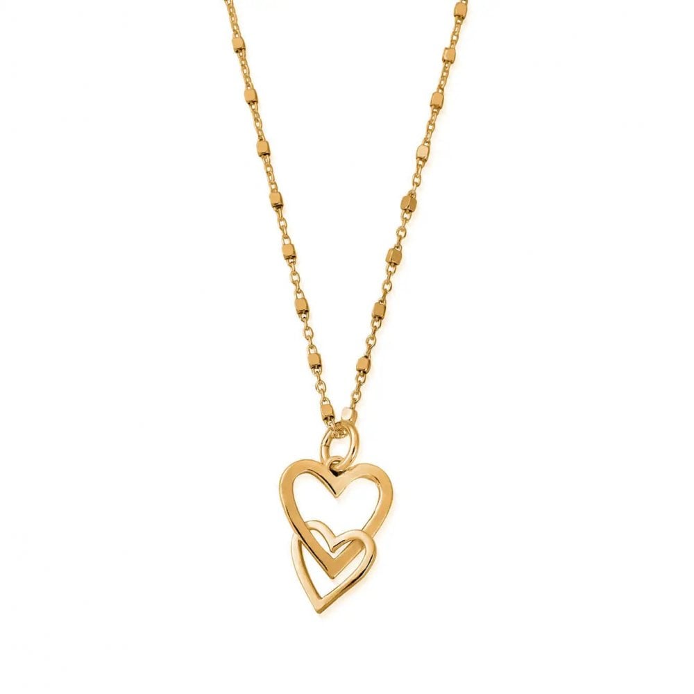 Chlobo Gold Interlocking Love Necklace