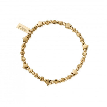 Chlobo Gold Multi Insert Star Bracelet