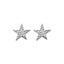 Chlobo Silver Sparkle Star Earrings