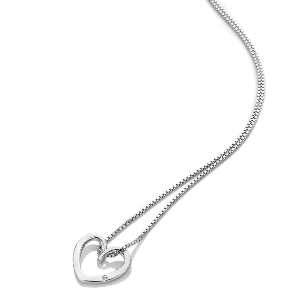 Hot Diamonds Classic Silver Heart Pendant
