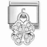 Nomination Four Leaf Clover CZ Composable Pendant
