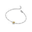 Hot Diamonds Coupled Two Tone Bracelet
