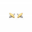 Hot Diamonds Coupled Two Tone Earrings