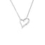 Hot Diamonds Pointed Twist Heart Pendant