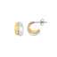 Hot Diamonds Droplet Two Tone Earrings
