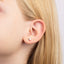 D for Diamond Star Stud Earrings