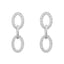 Fiorelli Oval Pave Drop Earrings
