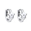 D For Diamond Star Hoop Earrings