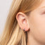 D For Diamond Star Hoop Earrings