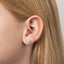 Children's Pink Flower Stud Earrings