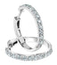 Laboratory Grown Diamond Hoop Earrings