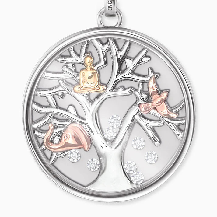 Angel Whisperer Tricolour Tree Of Life Pendant