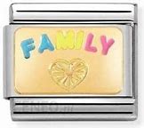 Nomination Gold Family Composable Link