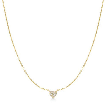 Ania Haie Pave Heart Necklace
