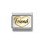 Nomination Friend Gold Heart Composable Link