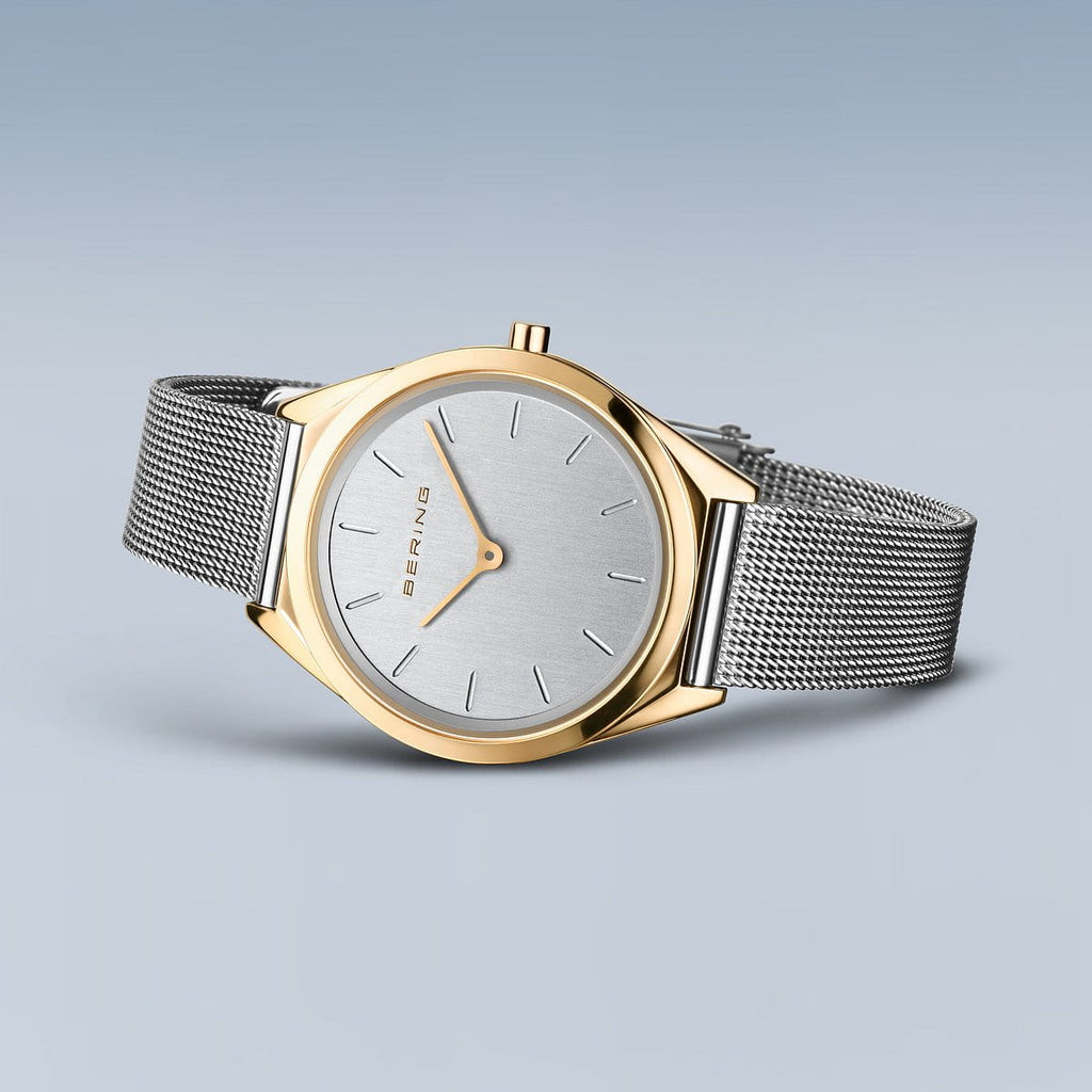 Bering Polished Gold Watch