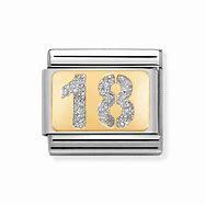 Nomination Gold Glitter 18 Composable Link