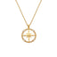 Hot Diamonds x Gold Edit Compass Necklace