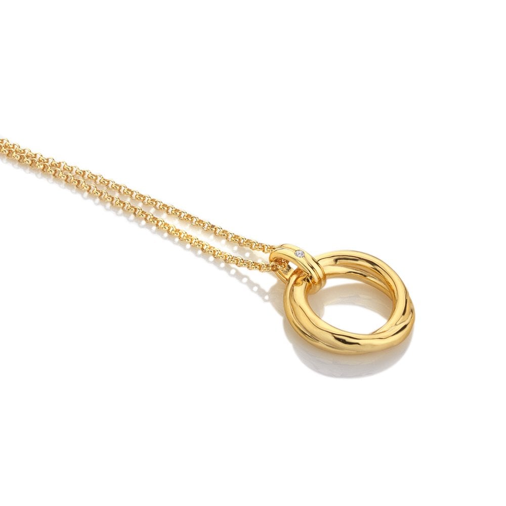 Hot Diamonds Golden Edit Aura Pendant