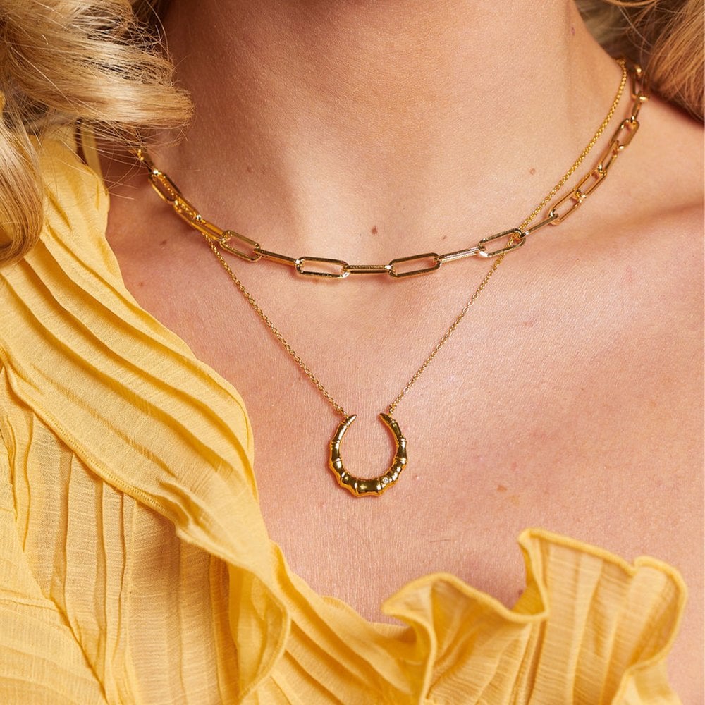 Hot Diamonds Golden Edit Bondi Necklace