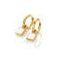Hot Diamonds Golden Edit Mother Of Pearl Square Earrings