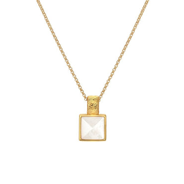 Hot Diamonds Golden Edit Calm Mother Of Pearl Pendant