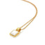 Hot Diamonds Golden Edit Calm Mother Of Pearl Pendant