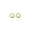 Hot Diamonds Golden Edit Calm Mother Of Pearl Earrings