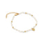 Hot Diamonds Golden Edit Calm Pearl Lunar Bracelet