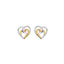 Hot Diamonds Interwoven Heart Earrings