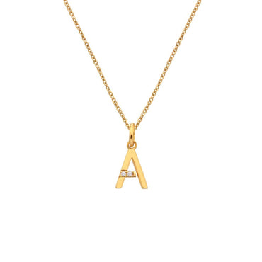 Hot Diamonds Golden Edit Initial Pendant