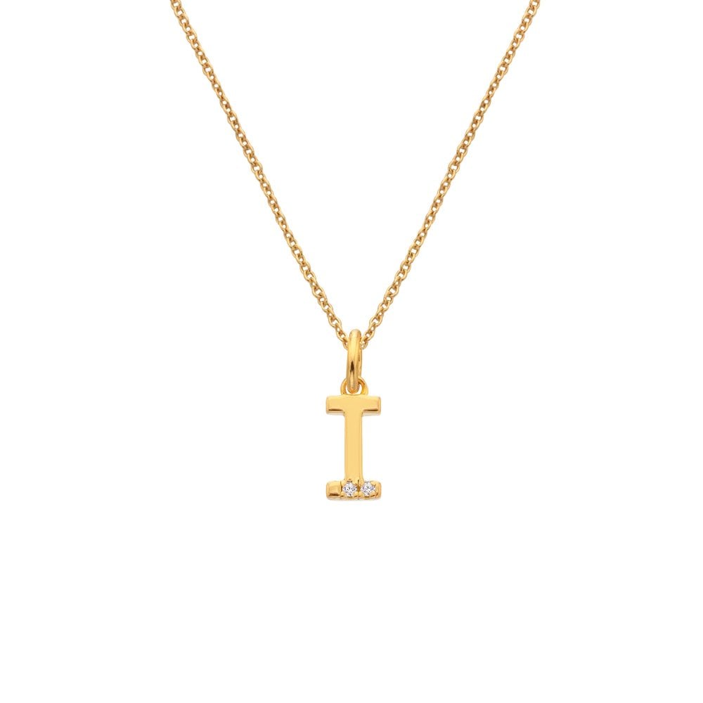 Hot Diamonds Golden Edit Initial Pendant