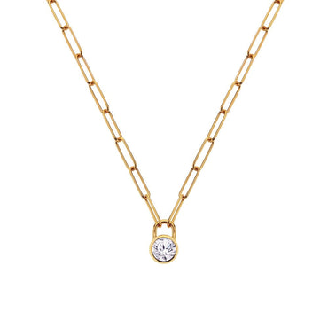 Hot Diamonds Gold Edit Revolve Necklace