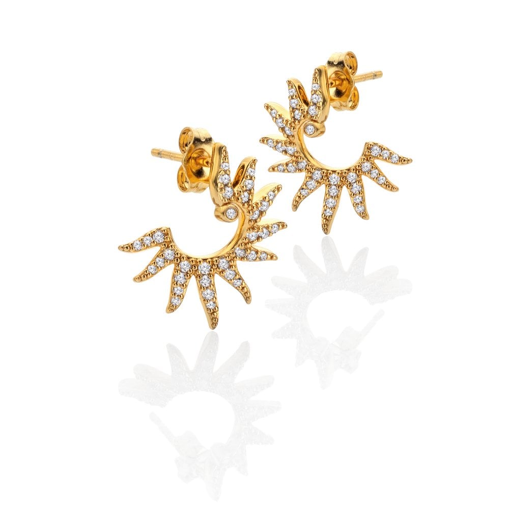 Hot Diamonds Gold Edit SOL Earrings