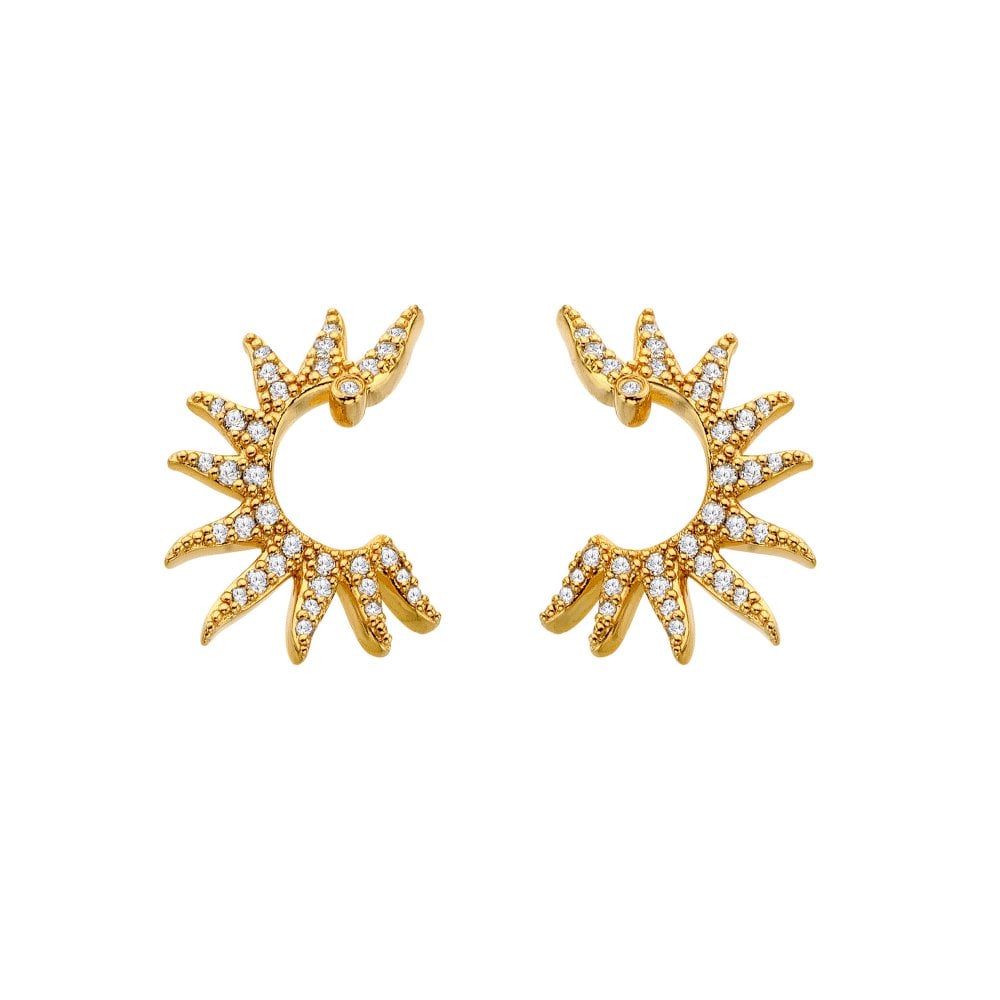 Hot Diamonds Gold Edit SOL Earrings