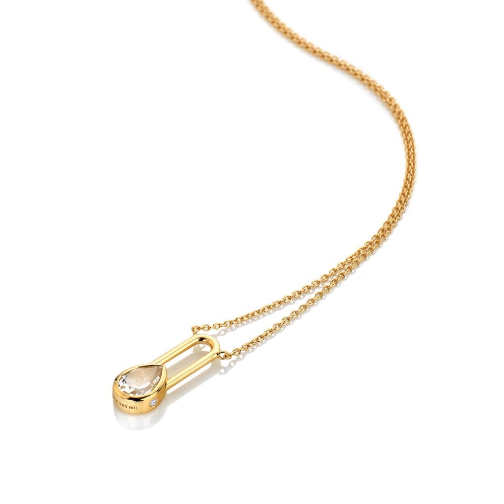 Hot Diamonds Gold Edit Necklace